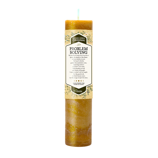 Blessed Herbal Problem Solving Candle Special Pour